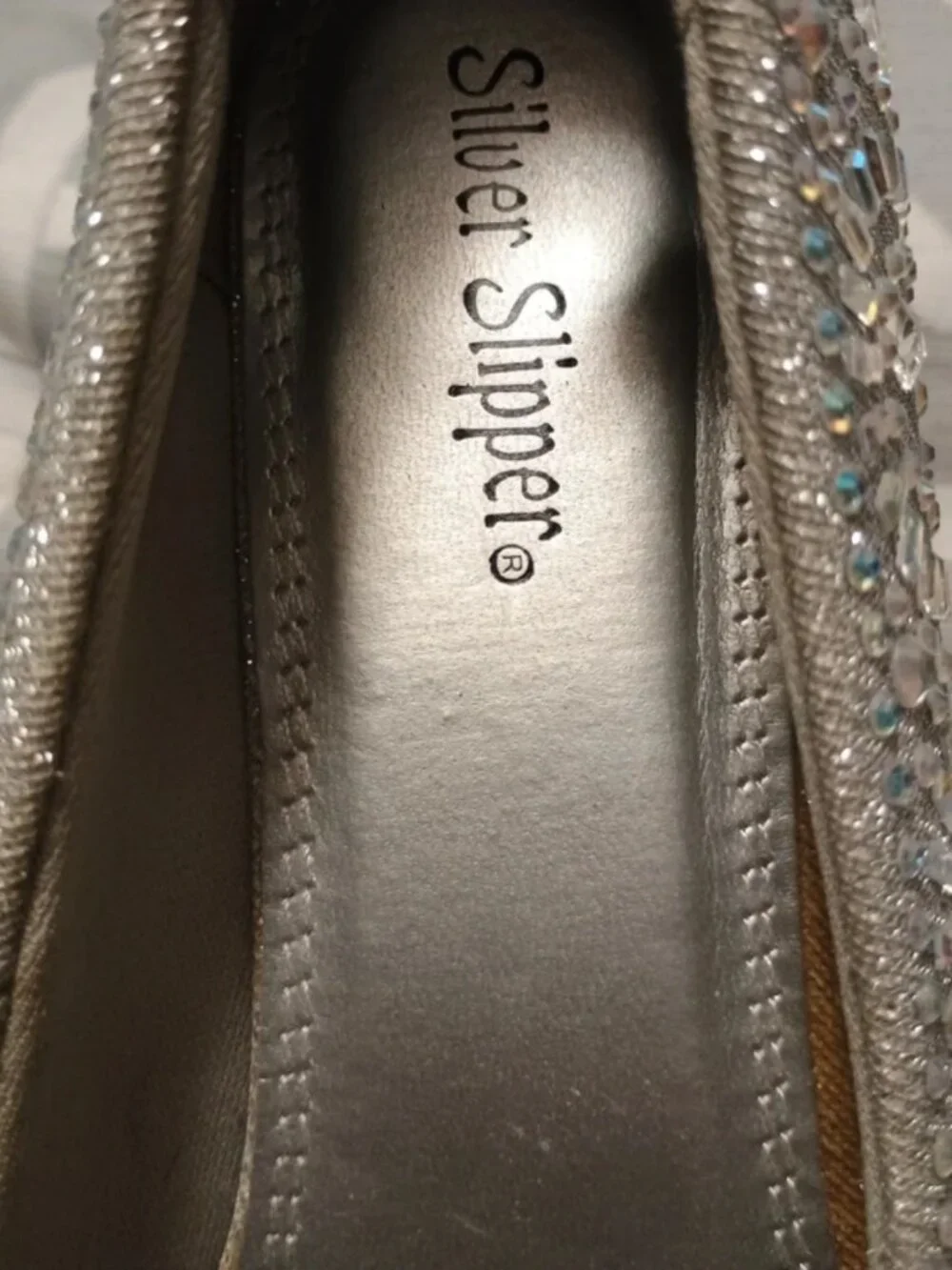 Bling high heel shoes
